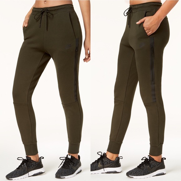 olive green nike pants